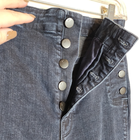 J Brand Natasha Sky High Skinny Jeans Stretch Denim Size 29 Bluebird Darkwash - Picture 14 of 16